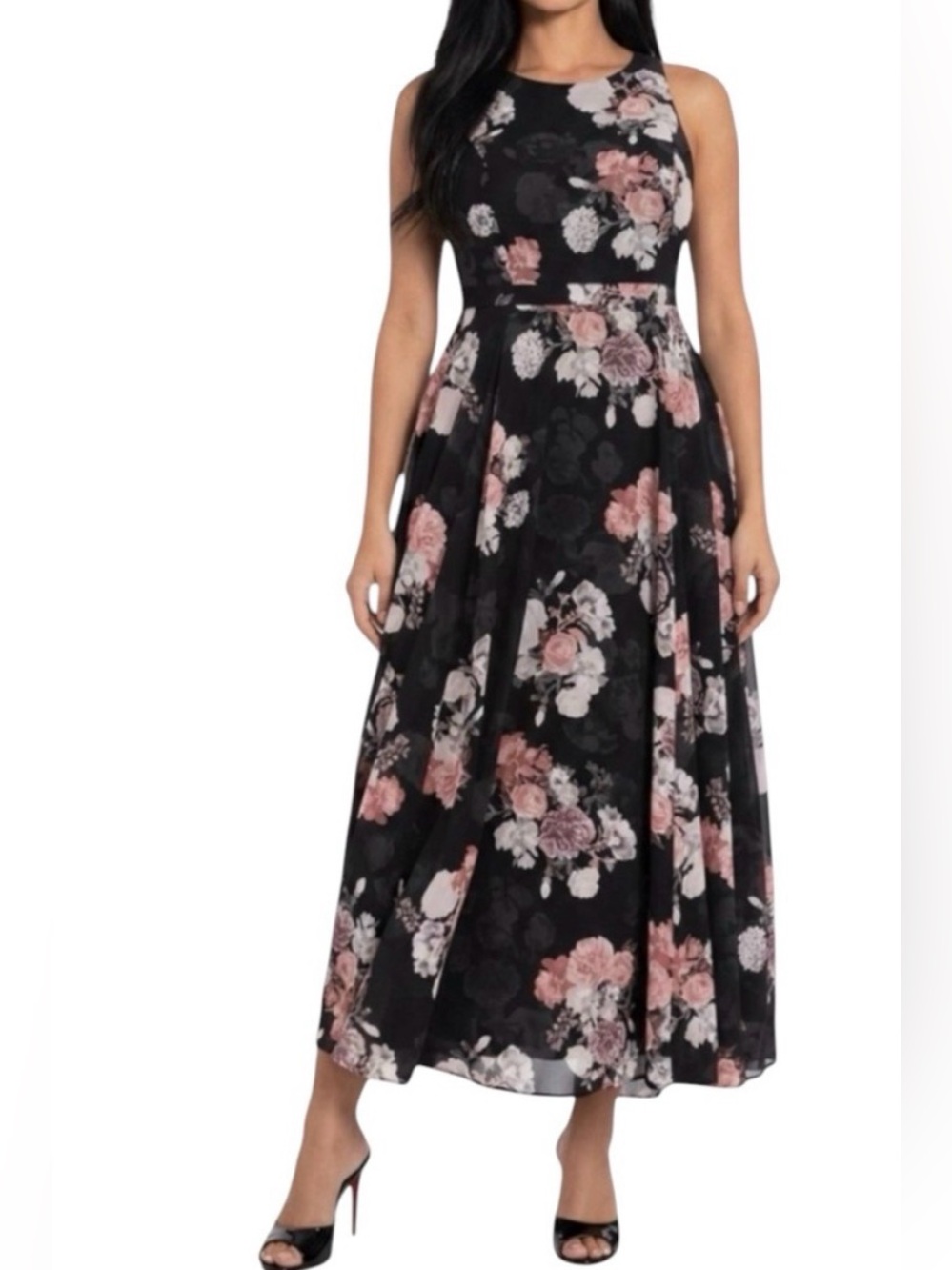 Torrid floral georgette maxi dress Size 14